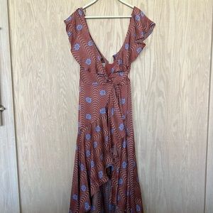 Anthropologie wrap dress M